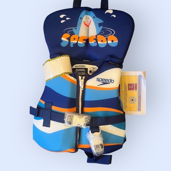 Speedo Infant Life Jacket PFD – USCG Approved – Up to 30 lbs - Picture 4 of 11